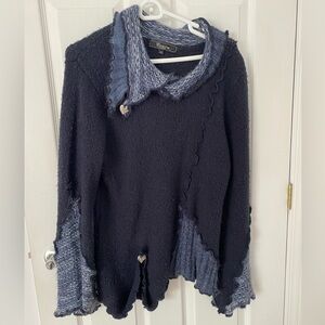 Chic Navy Women's Sweater